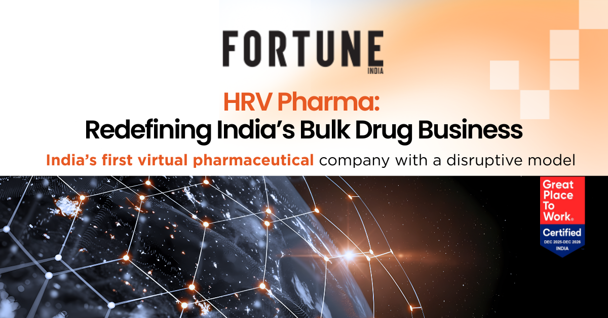 HRV Pharma Redefines India’s Bulk Drug Business with a Virtual Pharma Model