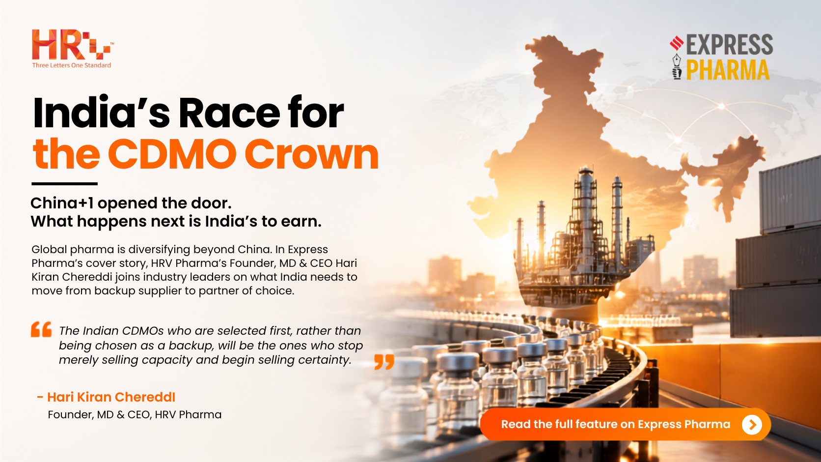 India’s Race for the CDMO Crown | Express Pharma